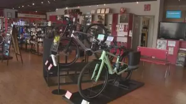 ガソリン価格高騰で　電動アシスト自転車のレンタルが人気