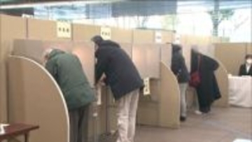 群馬・前橋市長選挙　期日前投票で前回選挙を上回るペース