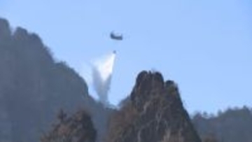 妙義山の山林火災　２３日鎮火　群馬・富岡市