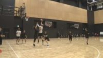 プロバスケＢ１　群馬クレインサンダーズ　終盤戦に向け練習公開