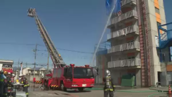 高崎市等広域消防局　大規模地震を想定した訓練　群馬・高崎市