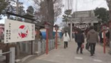 今年の干支「午」にゆかりの前橋市　駒形神社　初詣で客賑わう