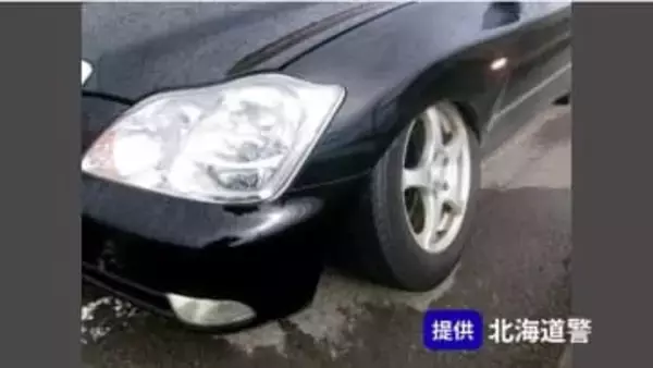 【タイヤ脱落】走行中にガタガタという異音とハンドルの振動…確認すると左前輪のナット5本全部外れる　ナットは見つからず  北海道乙部町