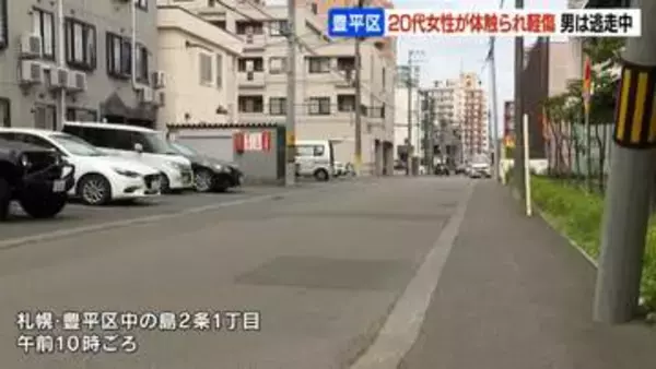 20代女性が背後から男に襲われ軽傷　逃走中の男⇒年齢不詳、身長約175㎝細身、黒いパーカー・ズボン・キャップ着用　札幌市豊平区で不同意わいせつ傷害事件