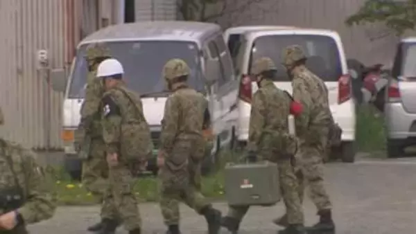「砲弾らしきものを1つ」遺品の中から発見し通報…長さ13センチ×幅3センチ、自衛隊が回収中　警察は半径100ｍの範囲の立ち入り規制　北海道釧路市