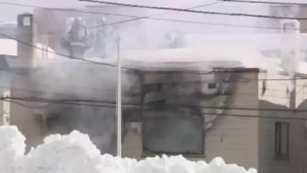 【続報】70代女性が負傷　札幌・西区のアパート火災「爆発音がした」近くには保育園も