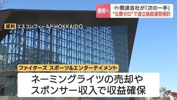 エスコンのノウハウで「公費ゼロ」運営へ　ファイターズ関連会社が、道立施設「きたえーる」か「真駒内公園」の指定管理者に応募を検討　4日会見へ