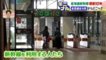 【北海道新幹線10年】新函館北斗駅と木古内駅で聞きました「あなたは何しに新幹線で？」
