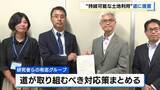 「大学教授など研究者ら　自然環境の保全と経済活動の両立を目指した土地利用について道に提言」の画像1