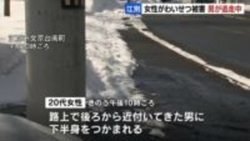 北海道江別市の路上で、20代女性がわいせつ被害…見知らぬ男に下半身つかまれる  男は逃走中　付近で同様の事件相次ぐ