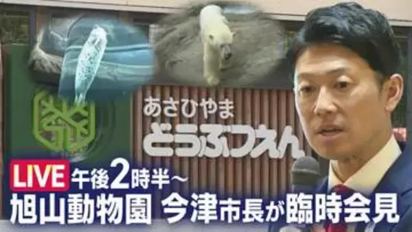 旭山動物園について市長が臨時会見【ライブ配信】一連の経緯について説明か