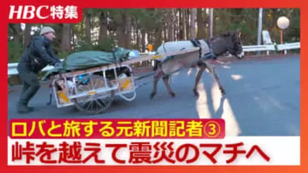 「ロバと一緒に働き合いたい…」元新聞記者が相棒クサツネと北海道から千葉へ900キロ　東北のマチで見つめた震災の記憶 “あうんの呼吸”でゴールを目指した2か月の旅【完結編】