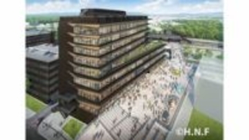 北海道ボールパークＦビレッジ内に新たな「商業・オフィス施設」が着工　2028年春に開業予定　Fビレッジでは初の賃貸オフィスも　エリアの多様化進む