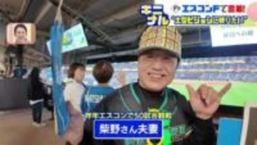 【エスコンF】国内最大級の大型ビジョンに映るには？“常連夫婦”が語る秘策とカメラマン直伝の裏ワザ  これであなたもビジョンデビュー