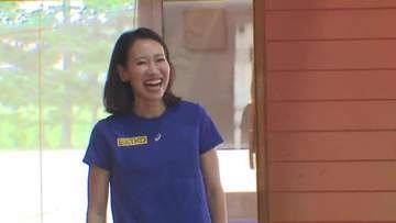 【陸上】福島千里さんが地元で小学生に走り方を伝授「あきらめないで挑戦することが大事」憧れの選手との交流に子どもたちは笑顔　北海道幕別町