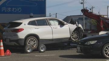 札樽道の橋脚に乗用車が衝突　運転の58歳男性死亡　曲がり切れず衝突か　札幌市西区
