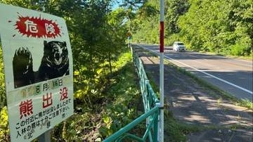 「クマが飛び出してきた」突然道路に出没したクマは車と接触後茂みに　現場近くの遊園地は18日まで臨時閉園　北海道北見市