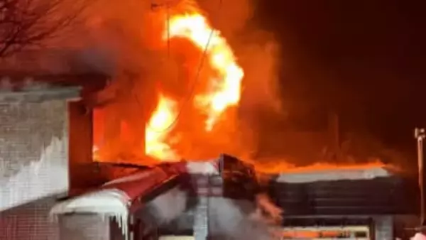 【速報】「居間から火が出た。逃げ遅れがいる」住宅から激しい火の手　北海道江別市