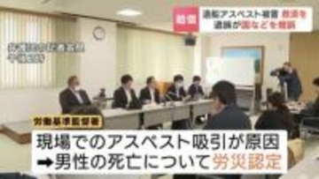 【提訴】「造船現場はなぜ対象外？」アスベスト被害で死亡した函館の男性遺族が国などを提訴　3850万円の賠償請求　労災認定も給付金対象外の“不当”を問う