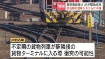 札幌・JR白石駅の信号システムに不備見つかる　不定期貨物列車が隣接ターミナルに入る際に衝突可能性　旅客列車に影響なし　国鉄時代に設定されたか　2025年に東京で発生した列車衝突受け緊急点検