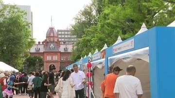 北海道の食を楽しむイベント「HBC赤れんがプレミアムフェスト」札幌市北3条広場で開催『いっちゃんおいしい夏まつり』をテーマに夏の道都に彩り添える