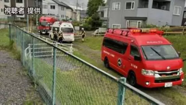 「サンダルを取ろうとして転落」119番通報　水深約50センチの川から女子中学生を救助　足を負傷し病院搬送　北海道北斗市・戸切地川