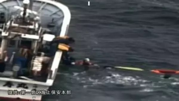 【救助映像】稚内沖でダイビング客ら男女9人一時不明　捜索や救助時の映像を公開　海上保安庁