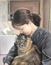 水口奈緒美個展「人物と猫と音楽と」