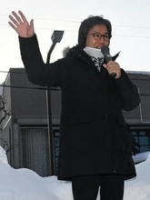 裏金議員公認の高市氏を批判　中道・安住共同幹事長、石狩で演説