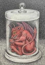 ツボカワカオリ個展「魔物の終焉」　5月24日まで開催中