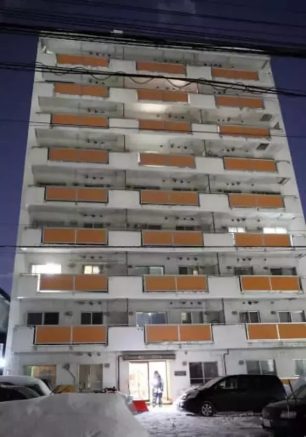 マンション火災で2人死亡　札幌・中央区