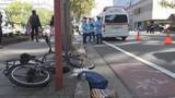 「車と自転車の事故　高齢男性が意識不明の重体　広島市中区」の画像1