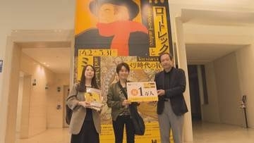 「ロートレックとミュシャ展」１万人達成　県立美術館で来月末まで　広島