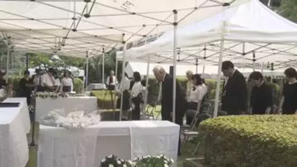 広島国泰寺高校で慰霊祭　原爆により前身の広島第一中学校で369人が犠牲