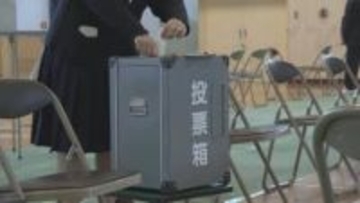 県知事選投票はじまる　前回を下回る（午前１１時現在 ）　広島
