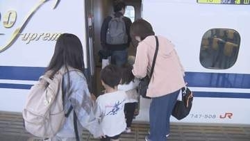 ＧＷのＵターンラッシュピーク　山陽新幹線は終日ほぼ満席　広島