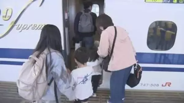 ＧＷのＵターンラッシュピーク　山陽新幹線は終日ほぼ満席　広島