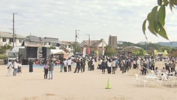 広島市の住宅街で5年ぶりのお祭り