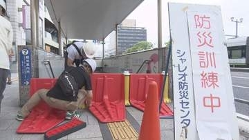 地下駐車場で浸水対策訓練　去年 三重で車約２７０台が浸水　広島