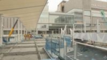 広島駅とエールエールつなぐ　ペデストリアンデッキ見学会