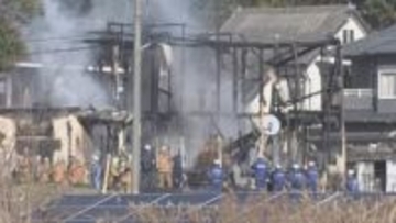 【速報】「煙と炎が見える」住宅が全焼 １人が心肺停止の状態で見つかる　広島・東広島市