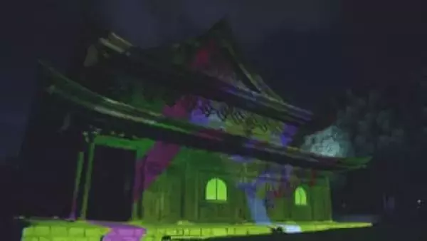 国宝「不動院」でプロジェクションマッピング　学生が制作　広島