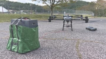 孤立集落へ「空からの支援」　物資輸送の訓練　広島