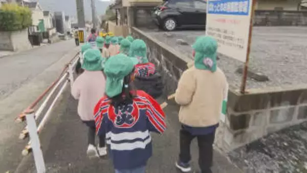 「火の消し忘れ気をつけよう」法被姿の園児が火災予防呼びかけ　広島