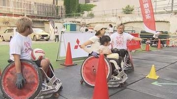 「なかなか大変」金メダリストも参加 車いすラグビー体験会 動かす難しさ タックルの強さに驚き　札幌