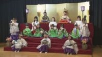 桃の節句　愛らしいおひなさまとお内裏さまがひなまつり　札幌大谷幼稚園