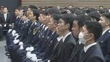 「北海道警察学校　今月採用された新人警察官入校式「頼りがいのある警察官に」」の画像1