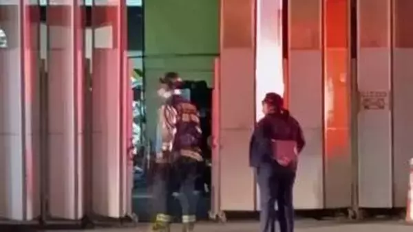 【速報】旧道新ビル　解体工事現場で作業員1人が埋まったか　消防が確認作業中