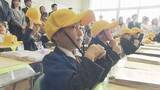「北広島市の小学校で入学式　通学帽にはFビレッジの"えふたん"　ピカピカの新1年生「かっこいい」」の画像1