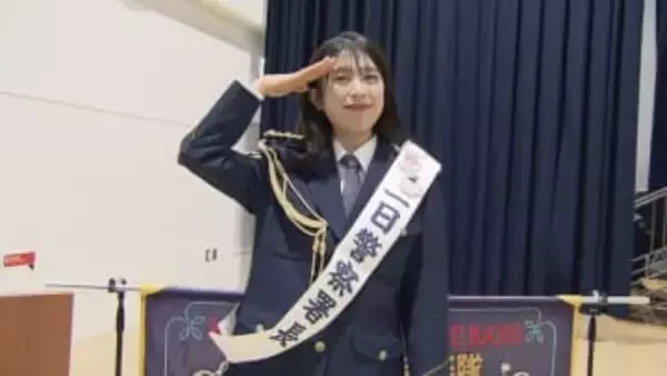 「落ち着いて答えて」イチモニの大野ユリエさん、札幌で一日警察署長　110番通報の正しい利用呼びかける